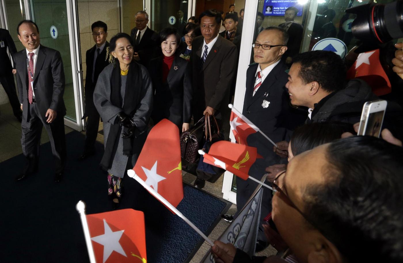 Aung San Suu Kyi in visita in Corea del sud01