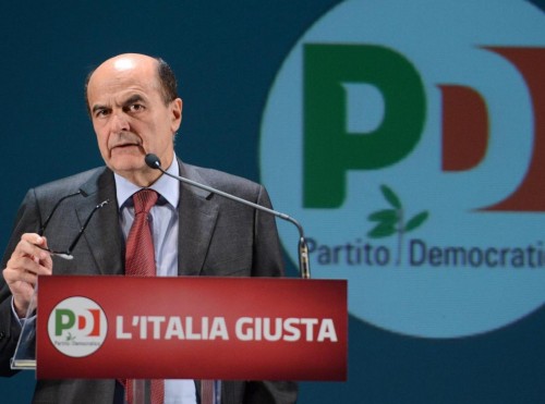 Pier Luigi Bersani campagna elettorale