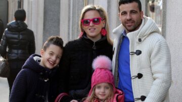 Antonio Di Natale con la moglie Ilenia Betti e i figli02