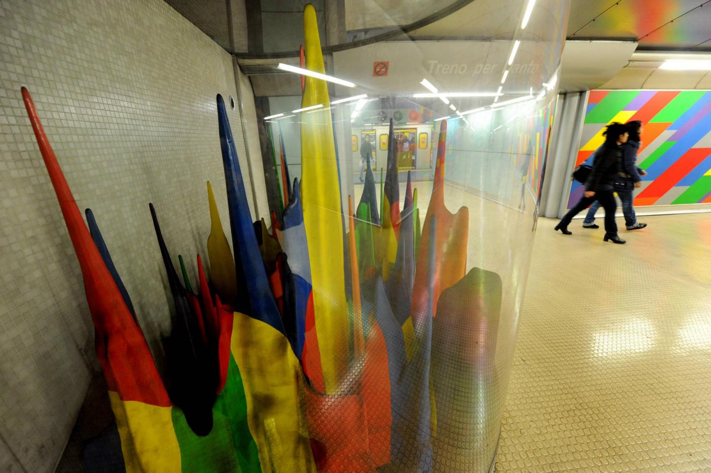 Napoli, le stazioni della metropolitana diventano un museo09