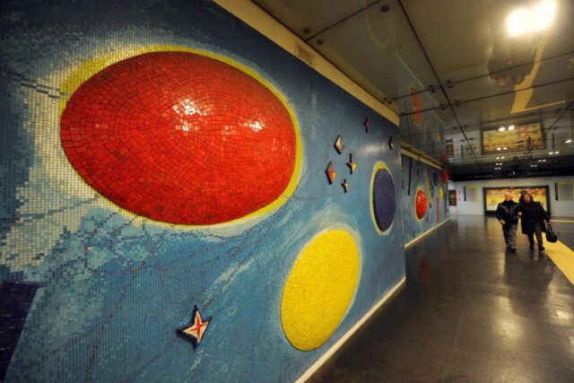 Napoli, le stazioni della metropolitana diventano un museo03