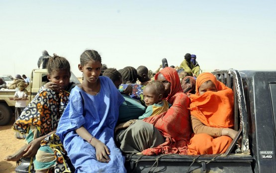 I rifugiati di Mali, nel campo profughi01