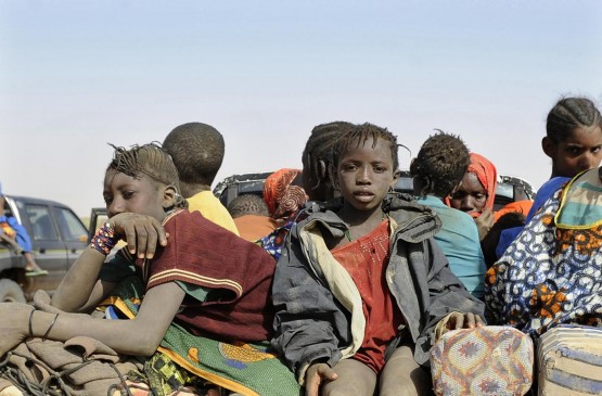 I rifugiati di Mali, nel campo profughi07