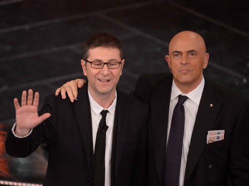 Maurizio Crozza e Fabio Fazio