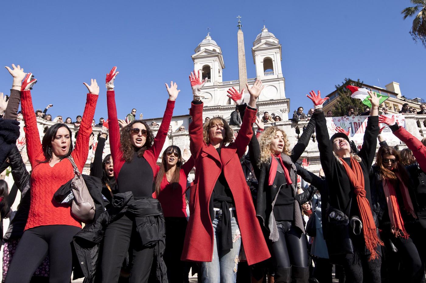 One Billion Rising - Flash mob contro la violenza sulle donne01