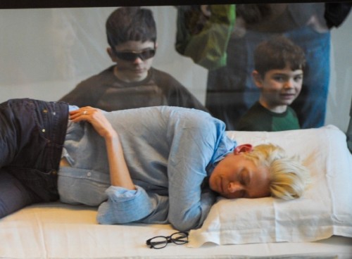 Tilda Swinton installazione 02