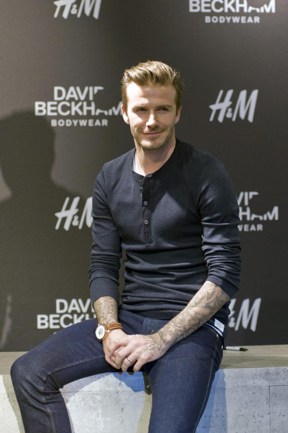 Berlino, David Beckham firma capi di abbigliamento per H&M 04