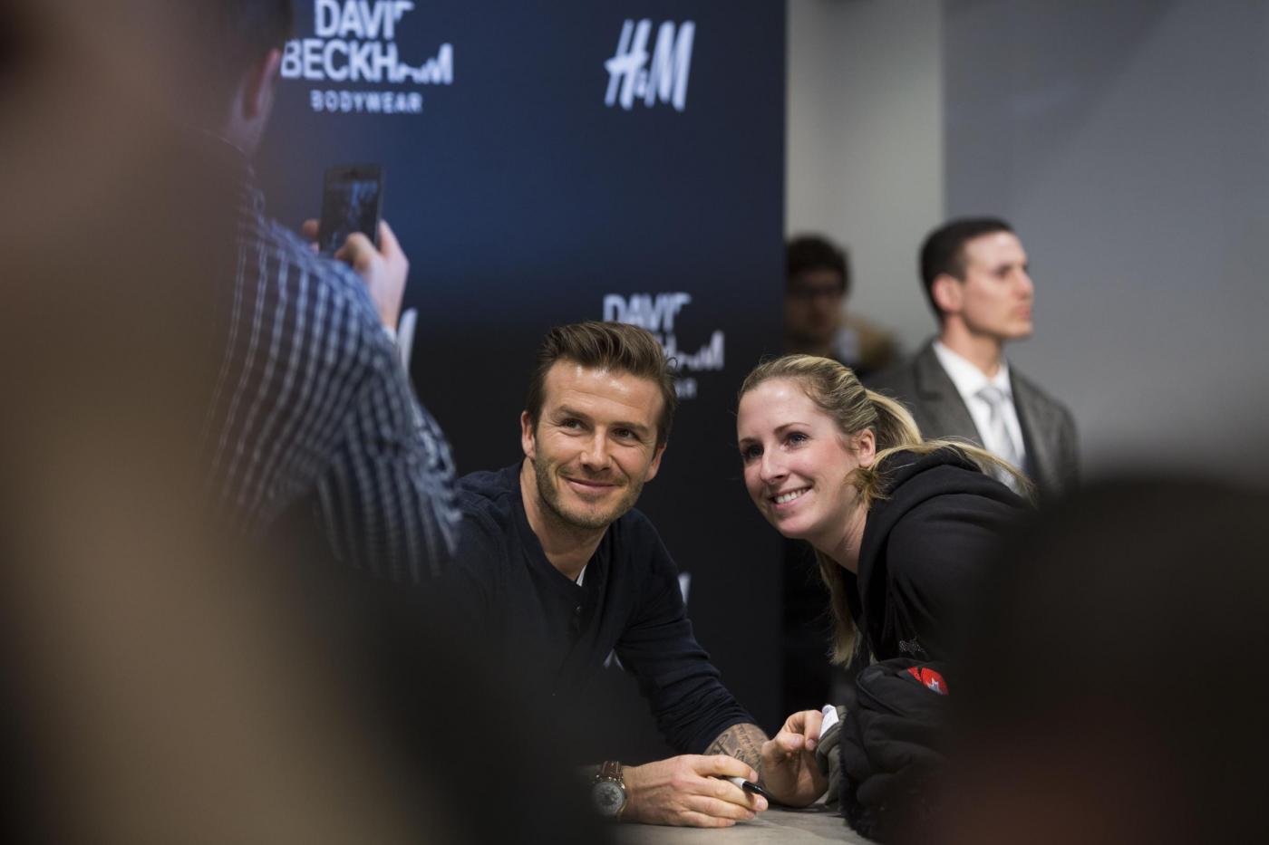 Berlino, David Beckham firma capi di abbigliamento per H&M 01