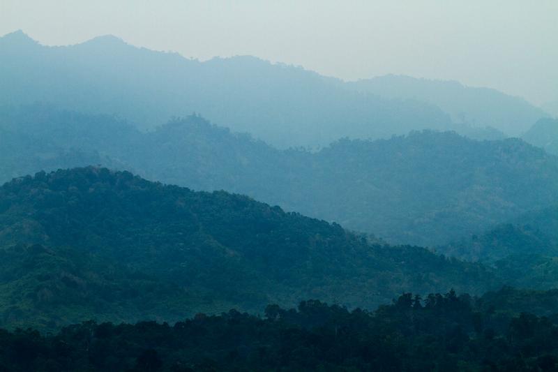 Meratus Mountain in Kalimantan