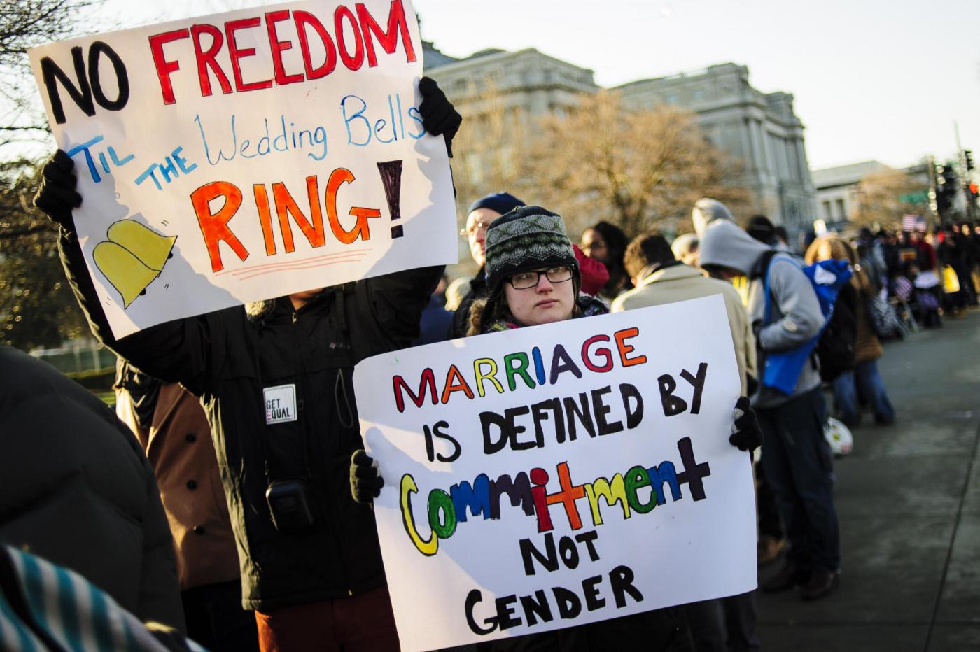Usa, udienza su matrimoni gay: manifestazioni davanti alla Corte suprema09
