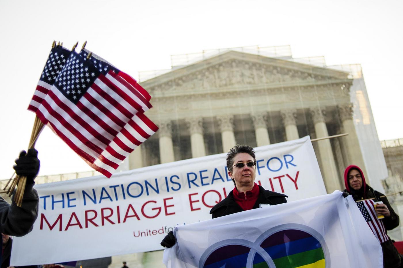 Usa, udienza su matrimoni gay: manifestazioni davanti alla Corte suprema05