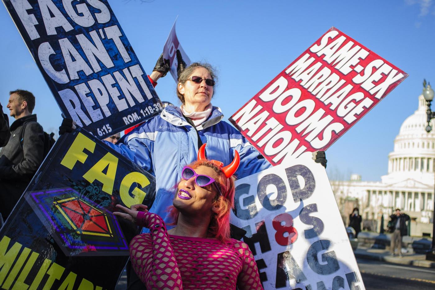 Usa, udienza su matrimoni gay: manifestazioni davanti alla Corte suprema02