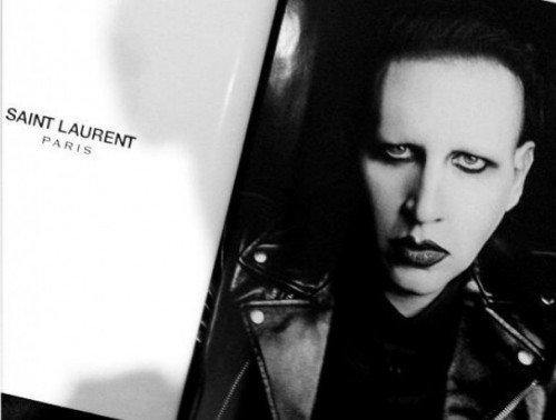 Marilyn Manson per Saint Laurent Paris