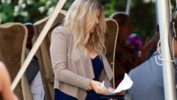Fergie mostra il pancione al matrimonio di sua sorella Dana con Ryan Sampson01