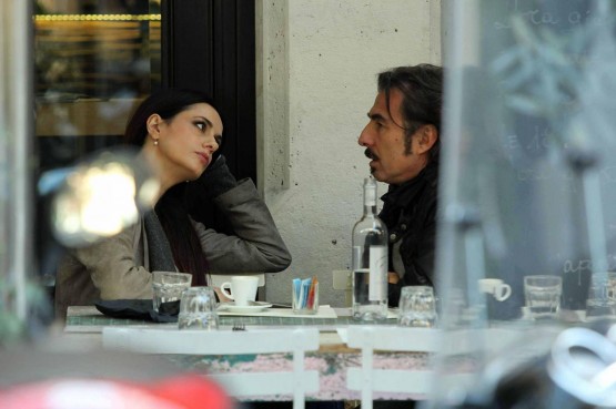 Roma, Rossella Brescia a pranzo con il compagno Luciano Cannito066