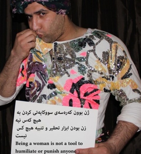 Iran, si vestono con gli abiti delle donne curde in solidarietà 03