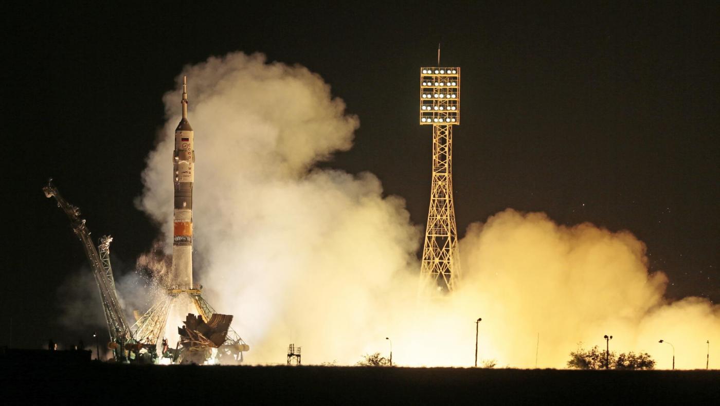 Il lancio della Soyuz con Luca Parmitano a bordo01