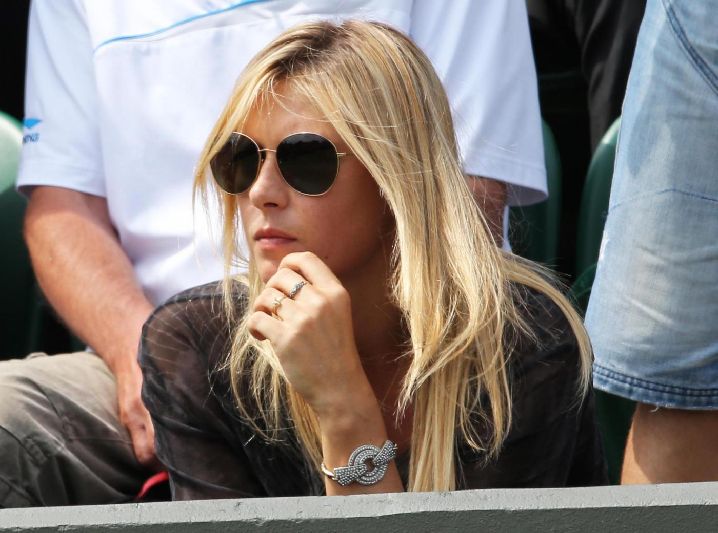 Wimbledon Tennis Championships Maria Sharapova tifosa del fidanzato a Wimbledon08