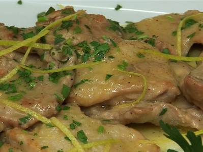 Ricette di secondi: scaloppine al limone