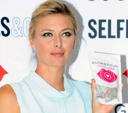 Maria Sharapova al lancio delle sue nuove caramelle 'Sugarpova04