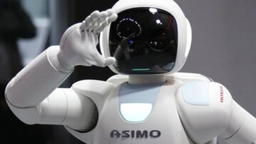 Honda Motor 's latest version of humanoid robot Asimo10
