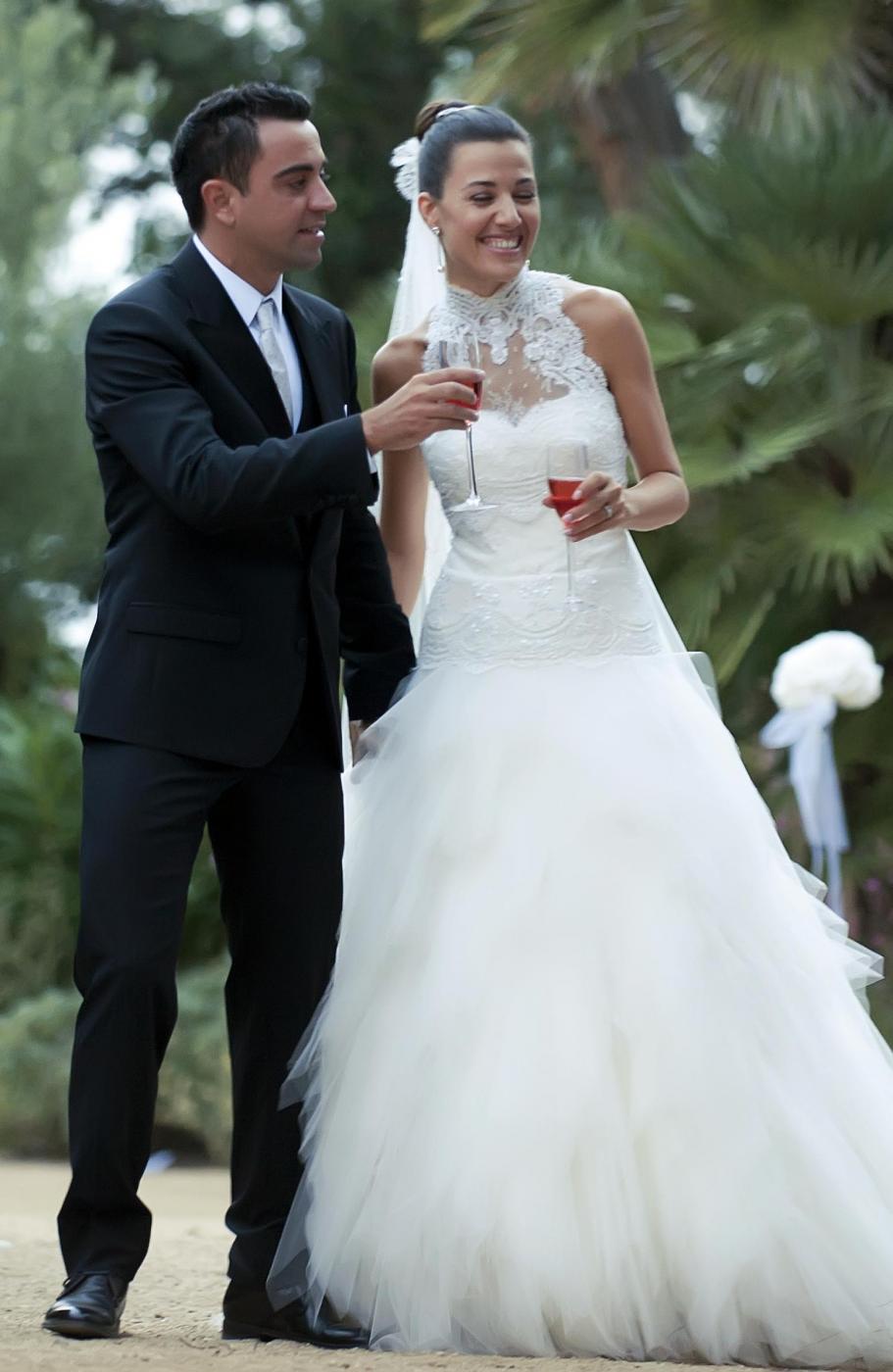 Xavi Hernandez sposa la giornalista Nuria Cunillera 12
