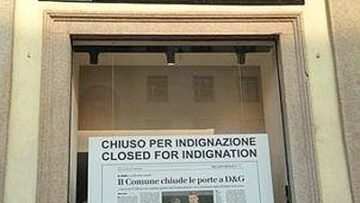 Dolce & Gabbana, negozi "chiusi per indignazione" a Milano