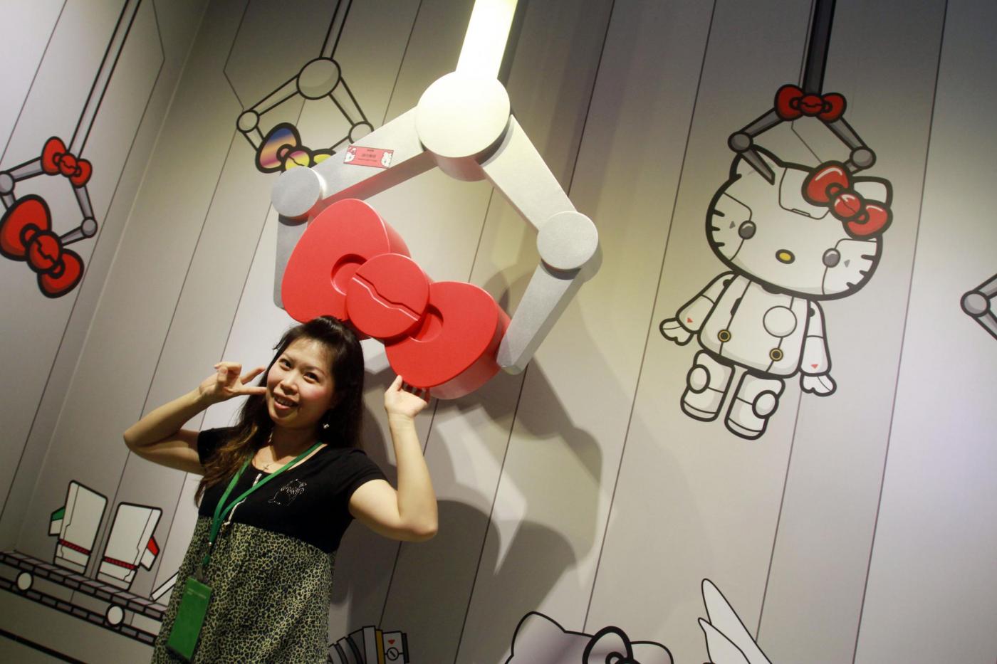 Hello Kitty, la mitica gattina a Taiwan è in versione robot01
