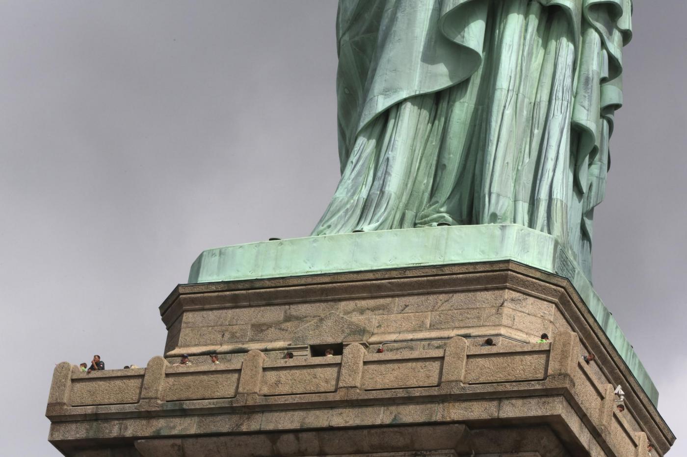 New York, la Statua della Libertà riapre per un giorno 08