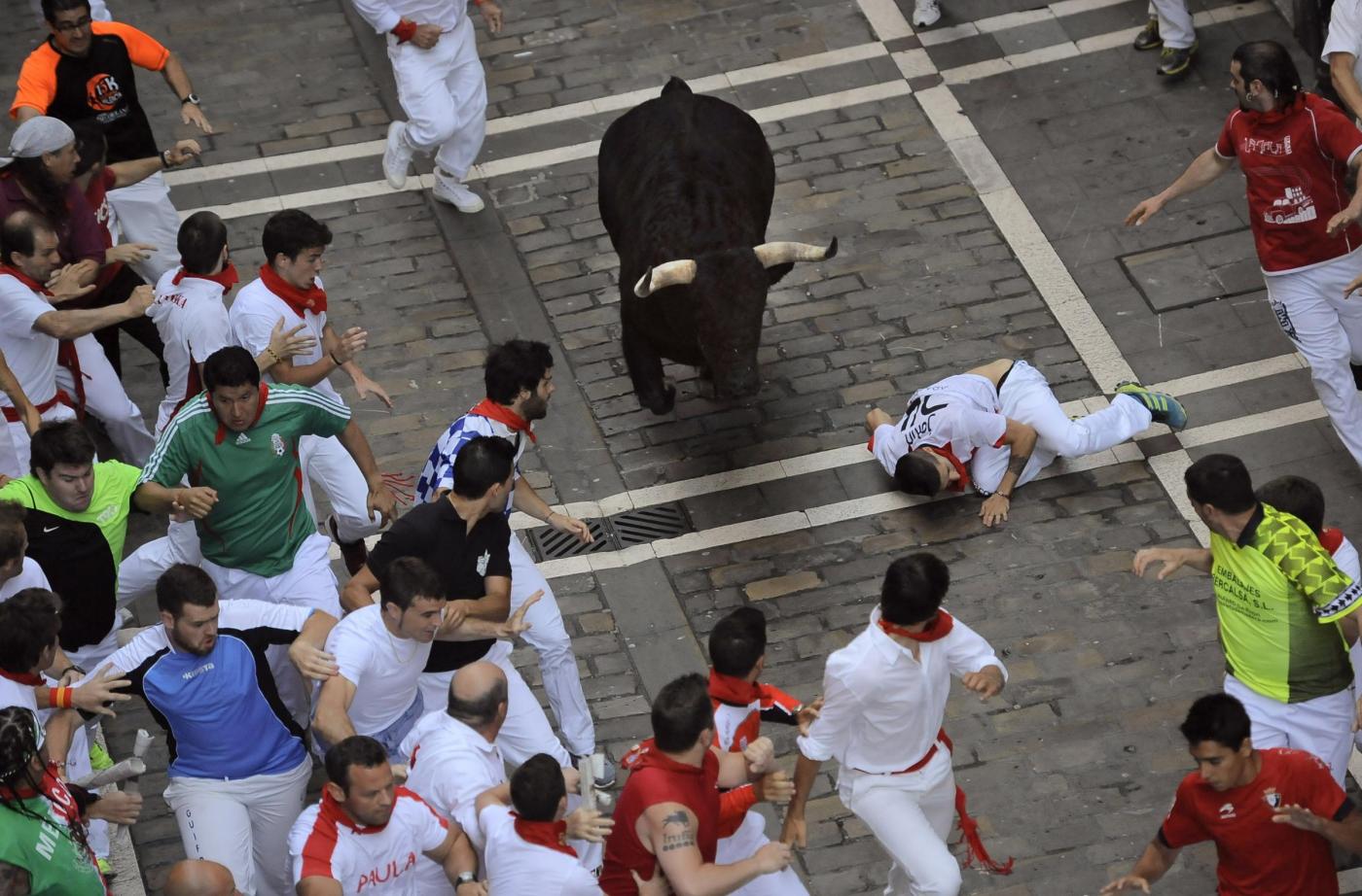 Pamplona, 47 feriti alla tradizionale corsa dei tori di San Firmino08