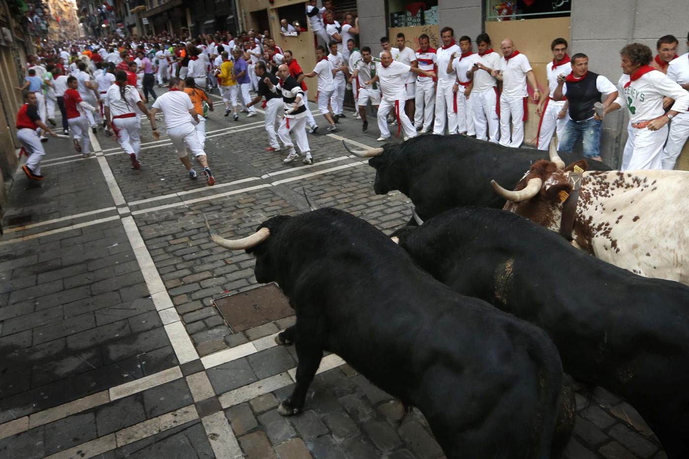 Pamplona, 47 feriti alla tradizionale corsa dei tori di San Firmino07