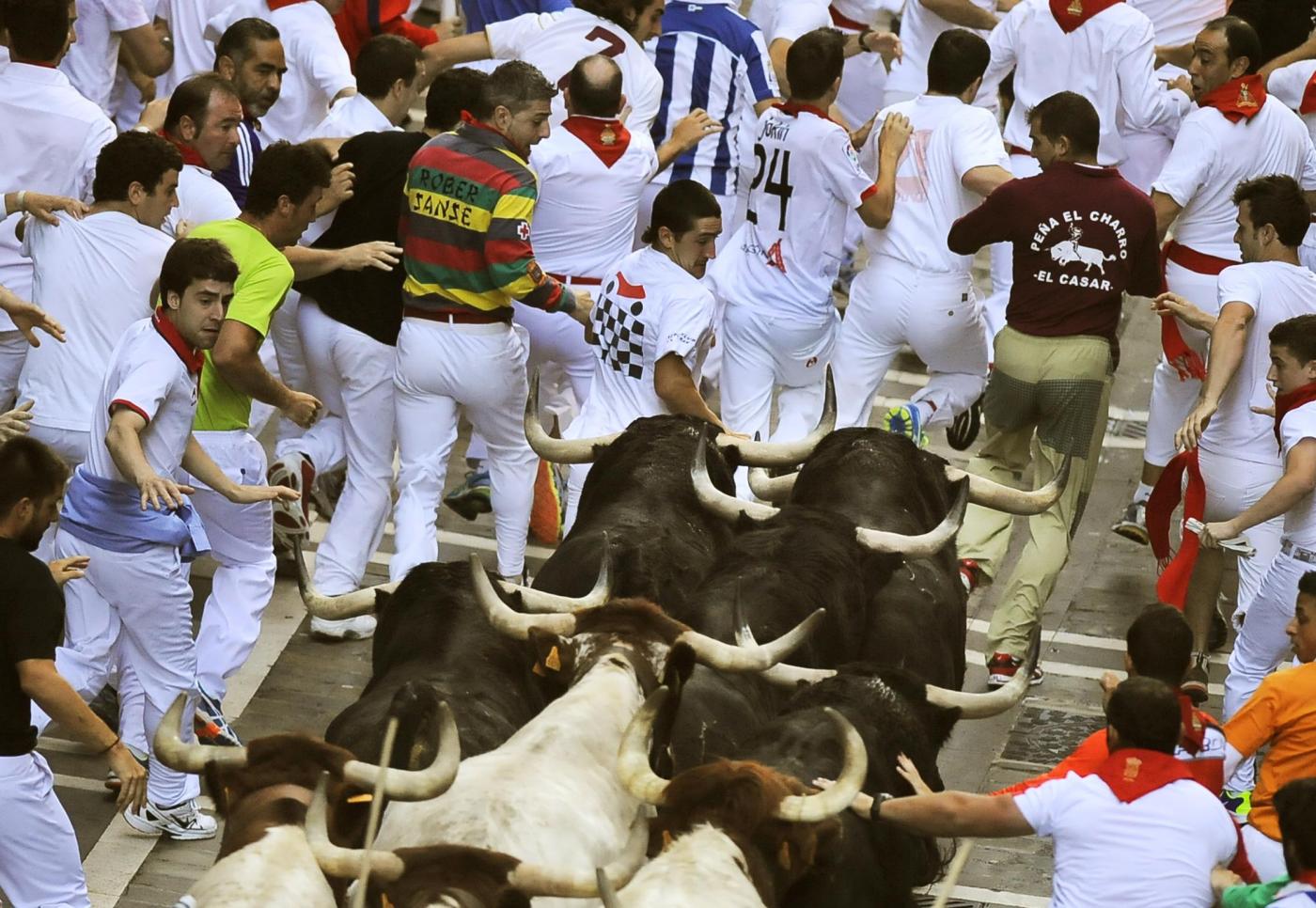 Pamplona, 47 feriti alla tradizionale corsa dei tori di San Firmino04