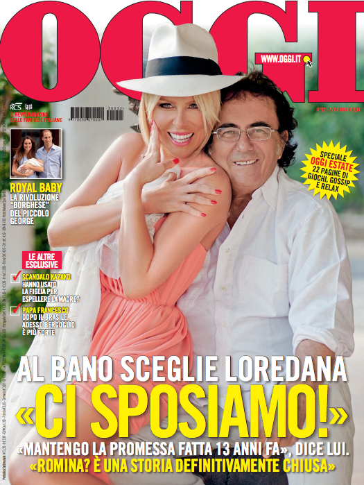 Al Bano Carrisi sposa Loredana Lecciso: "È arrivato il momento"