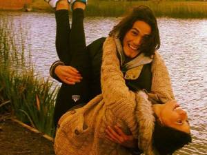 Edinson Cavani e Maria Rosaria Ventrone