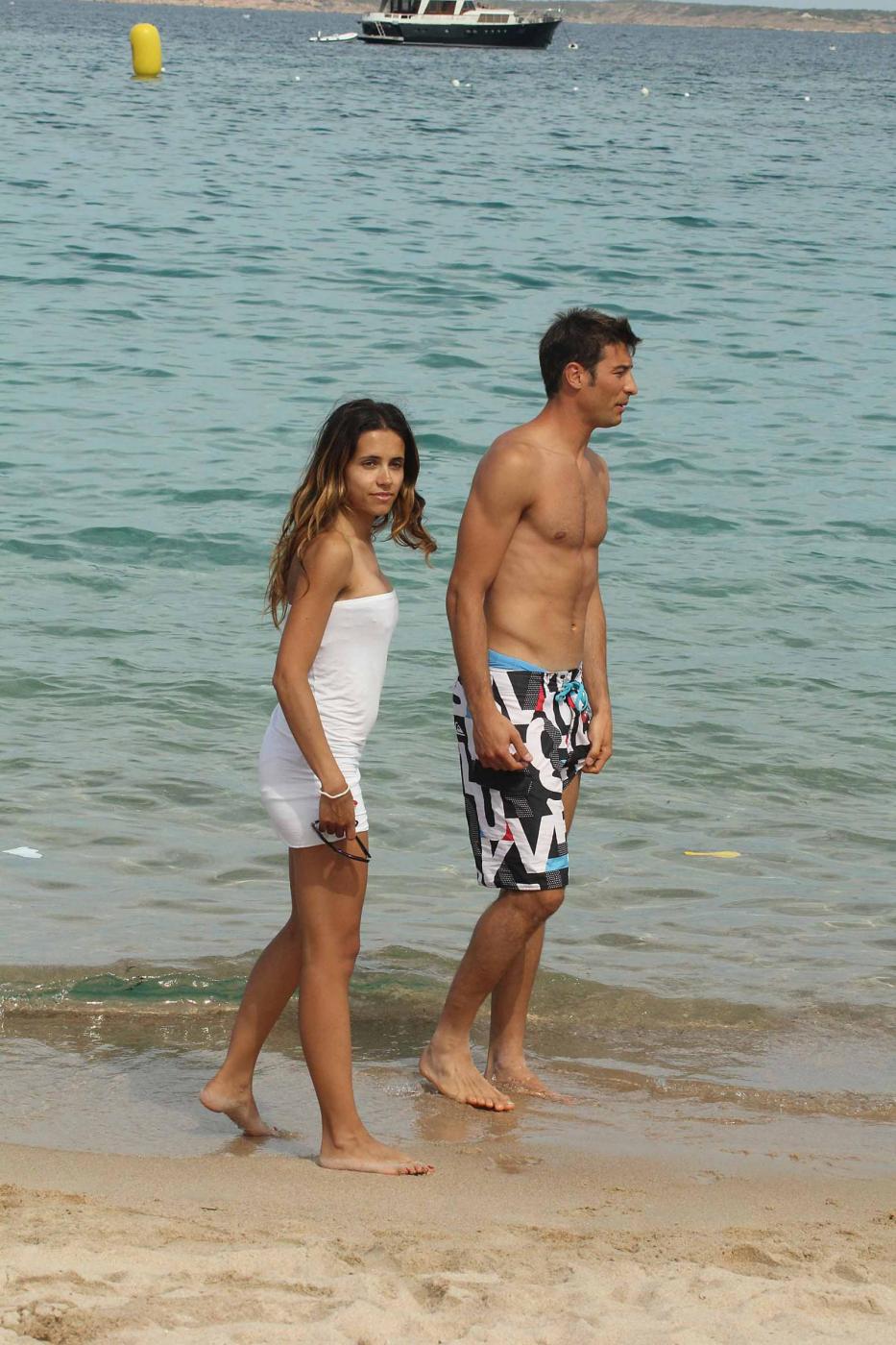 Peluso, Marchetti, Sorrentino e Tiribocchi in Costa Smeralda con le loro "wags" 03