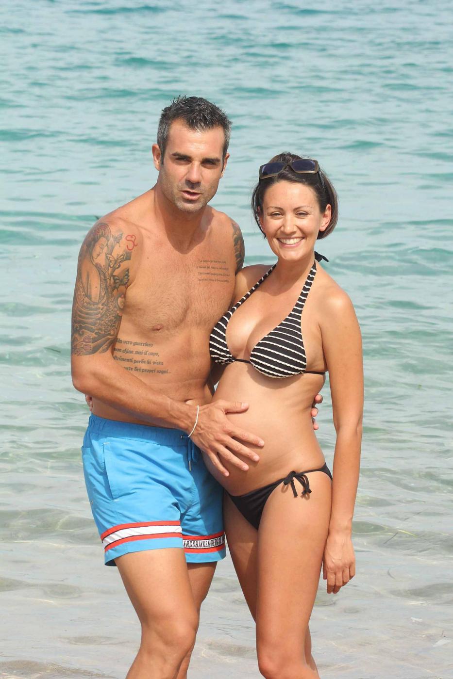 Peluso, Marchetti, Sorrentino e Tiribocchi in Costa Smeralda con le loro "wags" 06