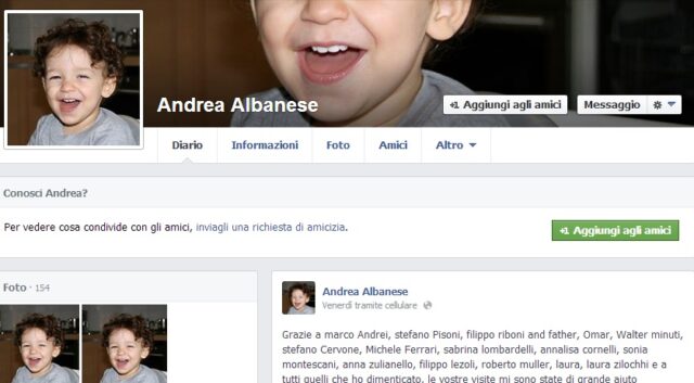 Andrea Albanese: "Quando Luca è morto in auto, pensai al suicidio"
