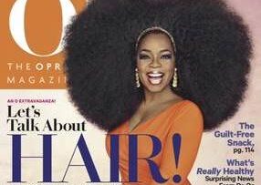 Oprah Winfrey in taglia 56 nell'abito di Chiara Boni: la foto sul magazine "O"