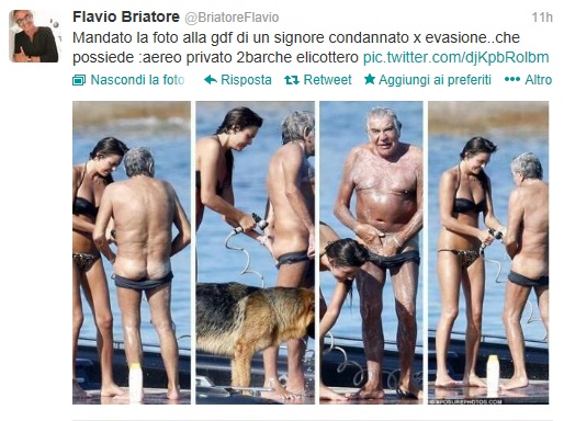 Flavio Briatore a Roberto Cavalli: "Sfigato, geloso e rifatto male"