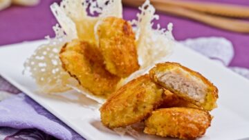 Finger food: bocconcini di pollo in crosta di parmigiano
