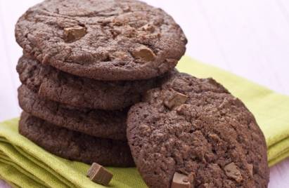 Ricette di dolci: biscotti al doppio cioccolato