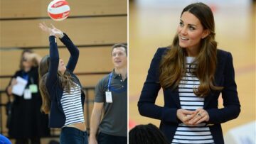 Kate Middleton gioca a pallavolo: a 3 mesi dal parto la forma è perfetta