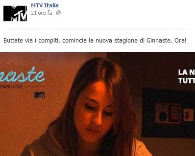 Mtv: "Buttate via i compiti, comincia Ginnaste". Ed è polemica