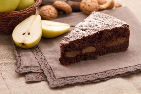 Ricette di dolci: torta pere e cioccolato