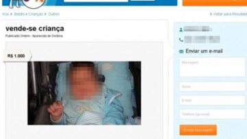 Brasile_vende figlio su sito di annunci piange troppo