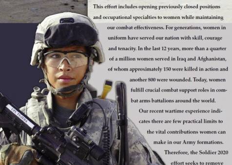 Donne soldato troppo belle, via dalle foto: "Distraggono". Polemiche in USA