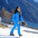 Alba Parietti sugli sci a Courmayeur02
