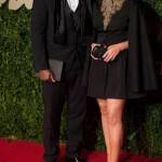 Il calciatore inglese Sol Campbell e la moglie Fiona Barrett (Ansa)