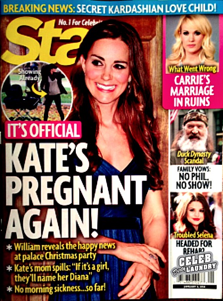 Kate Middleton incinta di nuovo? Star Magazine lancia il gossip