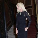 Lady Gaga a Parigi dall'amica Donatella Versace06